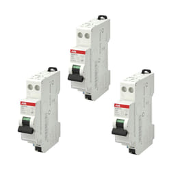 ABB - Lot de 3 disjoncteurs automatiques Ph+N raccordement Rapide 20A-4,5Ka