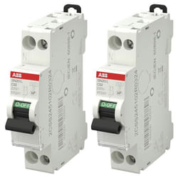 Lot de 2 disjoncteurs Ph+N raccordement Vis 32A-45Ka - Courbe C