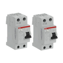 ABB - Lot de 2 Interrupteurs différentiels à vis raccordement 63A 30mA Type ac