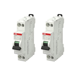 ABB - Lot de 2 disjoncteurs Ph+N raccordement Vis 10A-4,5Ka - Courbe c