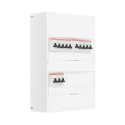 ABB - Tableau 2 rangées pré-équipé 2 id 40A + 1 id 40A + 10 disjoncteurs