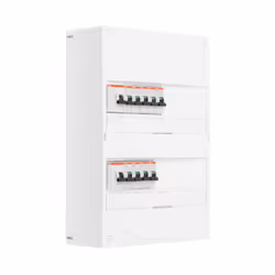 Description produit : Tableau électrique 2 rangées pré-équipé. Pour montage en GTL (gaine technique de logement) ou en sailli ...