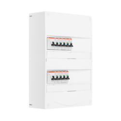 ABB - Tableau 2 rangées pré-équipé 1 id 63A + 1 id 40A + 9 disjoncteurs