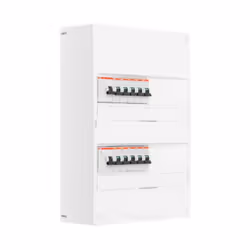 Description produit : Tableau électrique 2 rangées pré-équipé. Pour montage en GTL (gaine technique de logement) ou en sailli ...
