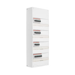 ABB - Tableau 4 rangées pré-équipé 2 id 63A + 2 id 40A + 16 disjoncteurs