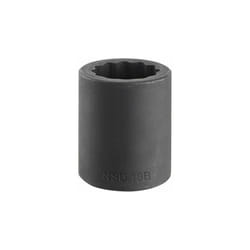 Douille pour clé à choc Bi-Hexagone, 13mm Carré 1/2" ( Prix pour 1 )