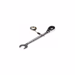 Type de clé = Clé à cliquet mixte Impérial/Métrique = Métrique Longueur hors tout = 178 mm Double terminaison = Oui Hauteur s ...
