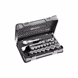 Le coffret de douilles 6 Pans métriques SL.161-2P6 de la marque FACOM est l'outil indispensable pour tout mécanicien exigeant ...