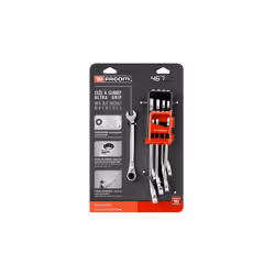 Type de kit = Jeu de clés à cliquet Série = 467 B open end wrenches with ratchet Dimensions dans le set = 8 ? 19 Nombre de pi ...