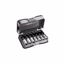 Description générale Coffret de douilles tournevis 1/2 courtes XZN comprenant 7 pièces, idéal pour tous vos travaux de bricol ...