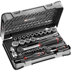 Coffret mixte cliquet + douilles 1/4 ' et 1/2' Facom