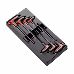 Description générale Le module Facom de 7 clés mâles en T 6 pans MOD.84TZSAPB est un ensemble idéal pour tous vos travaux de  ...