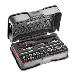 Coffret 37 pièces avec cliquet et douilles 1/4'' 6 pans Facom 467BF.JP10