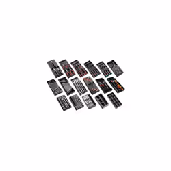 Type de kit = Jeu d'outils universel Nombre de pièces = 166 Type de stockage = Doublure en mousse