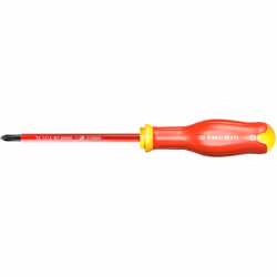 Tournevis Protwist Ph 2X125 1000V Facom ATP2X125VE Pour votre sécurité, chaque tournevis est testé individuellement à 10000 V ...