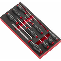 Module mousse 9 tournevis Protwist plats - MODM.AT4PB - Ce produit de marque est neuf. - Facom