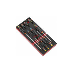 Facom - Module mousse 10 tournevis Protwist Cruciforme - MODM.AT5PB - Ce produit de marque est neuf.