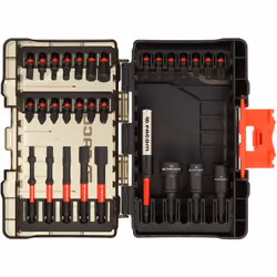 Description générale Le coffret d'embouts à impact FACOM EN.1J30PB est un ensemble robuste et modulaire, comprenant 30 pièces ...