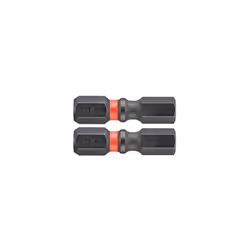 Le lot FACOM série ENH.1 de deux embouts de tournevis à six pans à choc Flextorq est doté d'un six pans de taille 6.