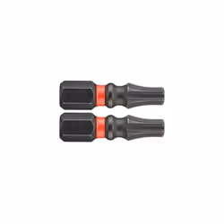 Le lot FACOM ENX.1 de 2 embouts de tournevis Torx à choc flexible est de taille T25. Il est utilisé avec un tournevis à frapp ...