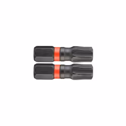 Le lot FACOM ENX.1 de 2 embouts de tournevis Torx à choc flexible est de taille T40. Il est utilisé avec un tournevis à frapp ...
