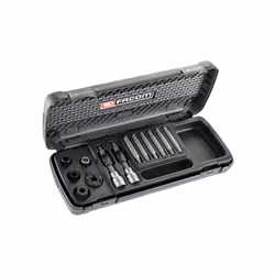 Type de kit = Kit de retrait de poulie d'alternateur Contenu du set = T40, T50, XZN M8, M10, HEX 8 & 10 mm Nombre de pièces = ...