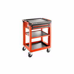 Type de rangement d'outils = Servante Nombre de tiroirs = 2 A roues = Oui Longueur = 779mm Largeur = 515mm Hauteur = 972mm