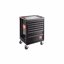 Type de rangement d'outils = Armoire à outils Nombre de tiroirs = 7 A roues = Oui Longueur = 779mm Largeur = 515mm Hauteur =  ...