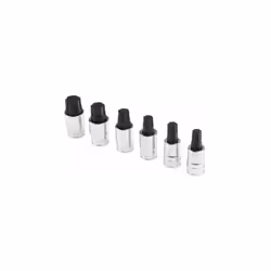Type de tête = Carré Type = Douilles pour embout Taille = 10 mm, 11 mm, 12 mm, 14 mm, 17 mm, 19 mm Nombre de pièces = 6 Longu ...