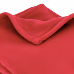 Linnea Teddy plaid 240 x 260 cm Polyester Rouge