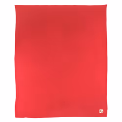Linnea Teddy plaid 240 x 260 cm Polyester Rouge