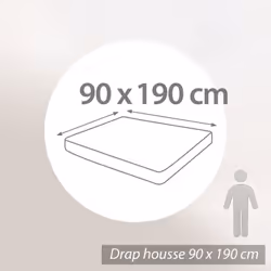 Linnea Alto 90 x 190 cm Eponge