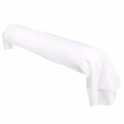Linnea Alto, Blanc, Coton, 110 g/m², Alto, France, 230 x 43 cm