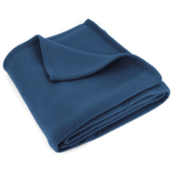 Linnea Isba plaid 240 x 260 cm Polyester Bleu