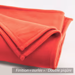 Linnea Isba plaid 240 x 260 cm Polyester Rouge