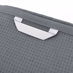 Linnea Pure waffle 50 x 100 cm Coton Gris 1 pièce(s)