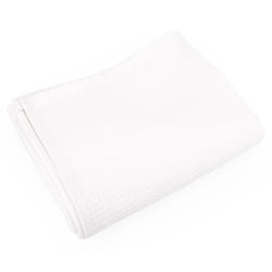 Linnea Pure waffle 50 x 100 cm Coton Blanc 1 pièce(s)