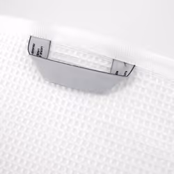 Linnea Pure waffle 50 x 100 cm Coton Blanc 1 pièce(s)