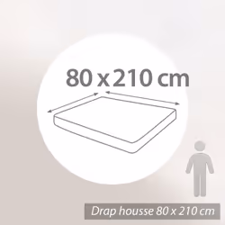 Linnea Alto 80 x 210 cm Eponge