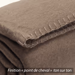 Linnea Uno plaid 130 x 170 cm Polyester Marron