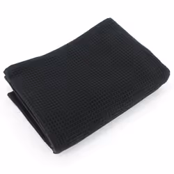 Linnea Pure waffle, 50 x 100 cm, Coton, Noir, 1 pièce(s)