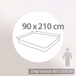 Linnea Alto 90 x 210 cm Eponge