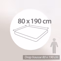 Linnea Alto 80 x 190 cm Eponge