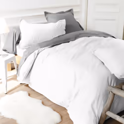 Linnea Alto housse de couette Blanc Coton 280 x 240 cm