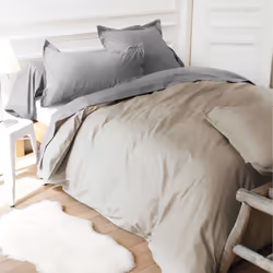 Linnea Alto housse de couette Marron Coton 200 x 200 cm