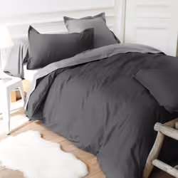 Linnea Alto housse de couette Gris Coton 300 x 240 cm