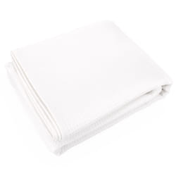 Linnea Pure waffle Blanc Coton 70 x 140 cm 1 pièce(s)