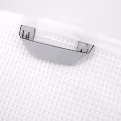 Linnea Pure waffle Blanc Coton 70 x 140 cm 1 pièce(s)