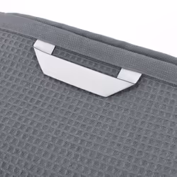 Linnea Pure waffle Gris Coton 70 x 140 cm 1 pièce(s)