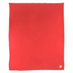 Linnea Teddy plaid 220 x 240 cm Polyester Rouge